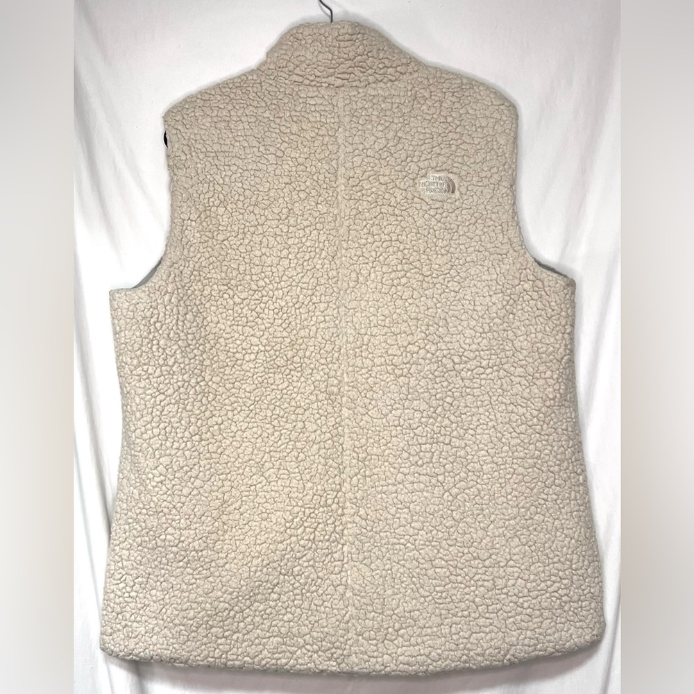 The North Face Merriewood Reversible Fleece Zip Vest Cozy Sherpa Winter Snow - Picture 10 of 15